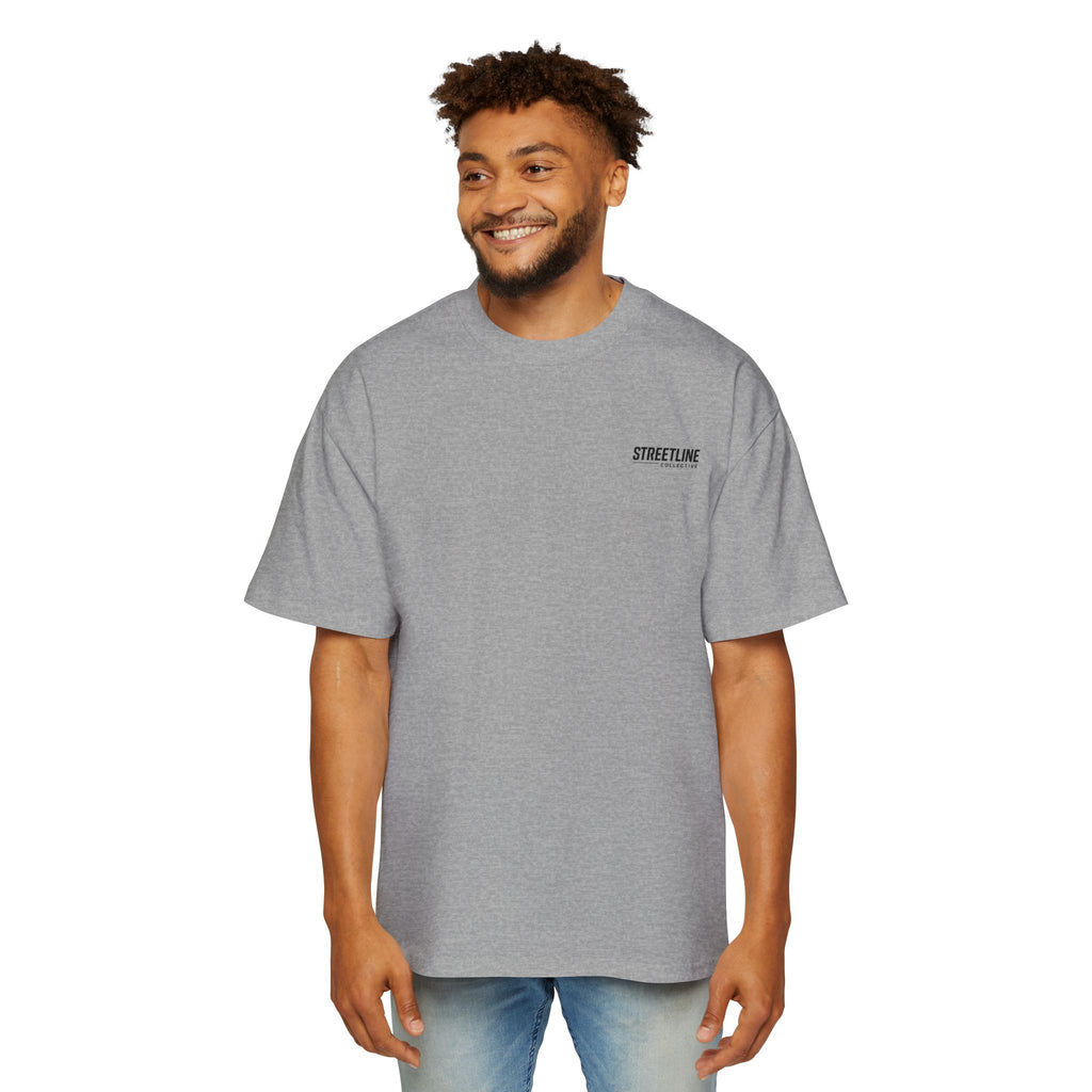 Streetline Collective Eagle Graphic Tee — Oversized Men's Casual T‑Shirt