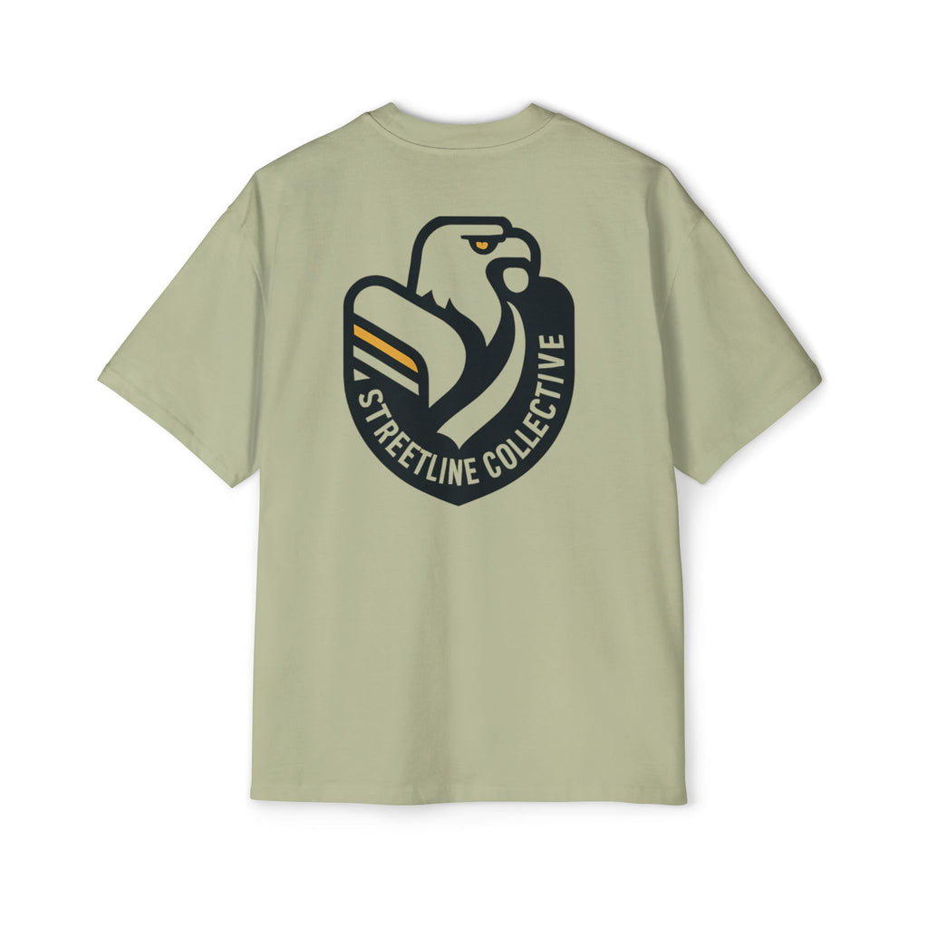 Streetline Collective Eagle Graphic Tee — Oversized Men's Casual T‑Shirt