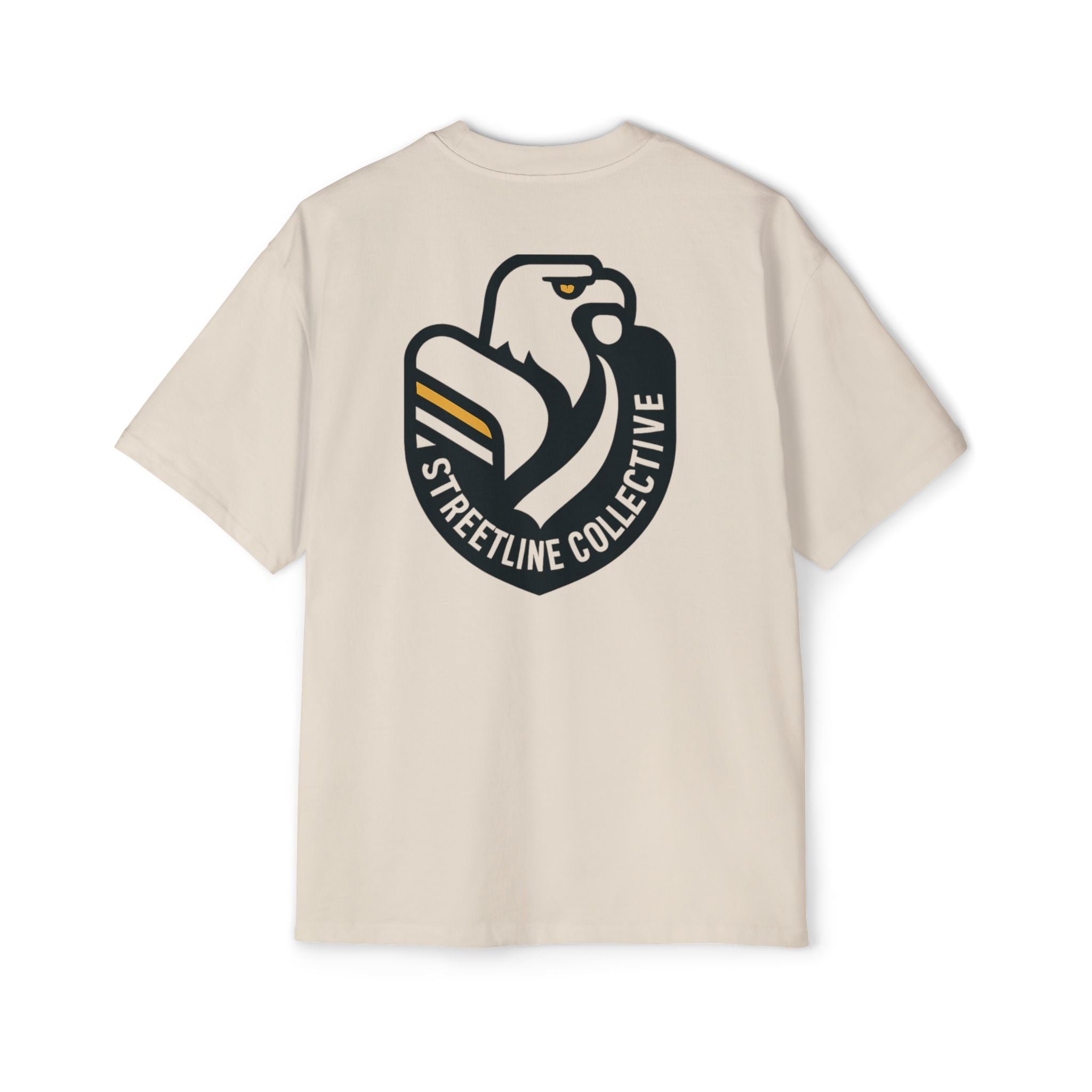 Streetline Collective Eagle Graphic Tee — Oversized Men's Casual T‑Shirt