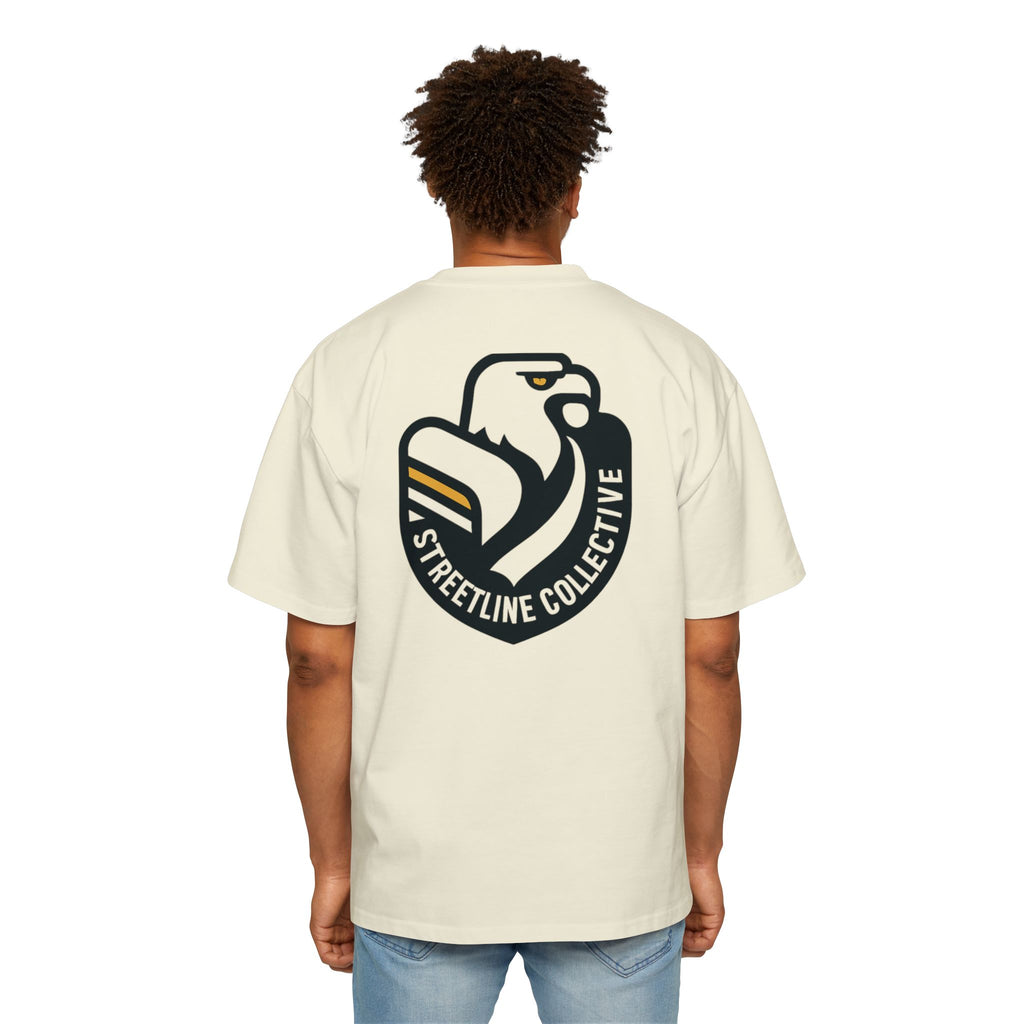 Streetline Collective Eagle Graphic Tee — Oversized Men's Casual T‑Shirt