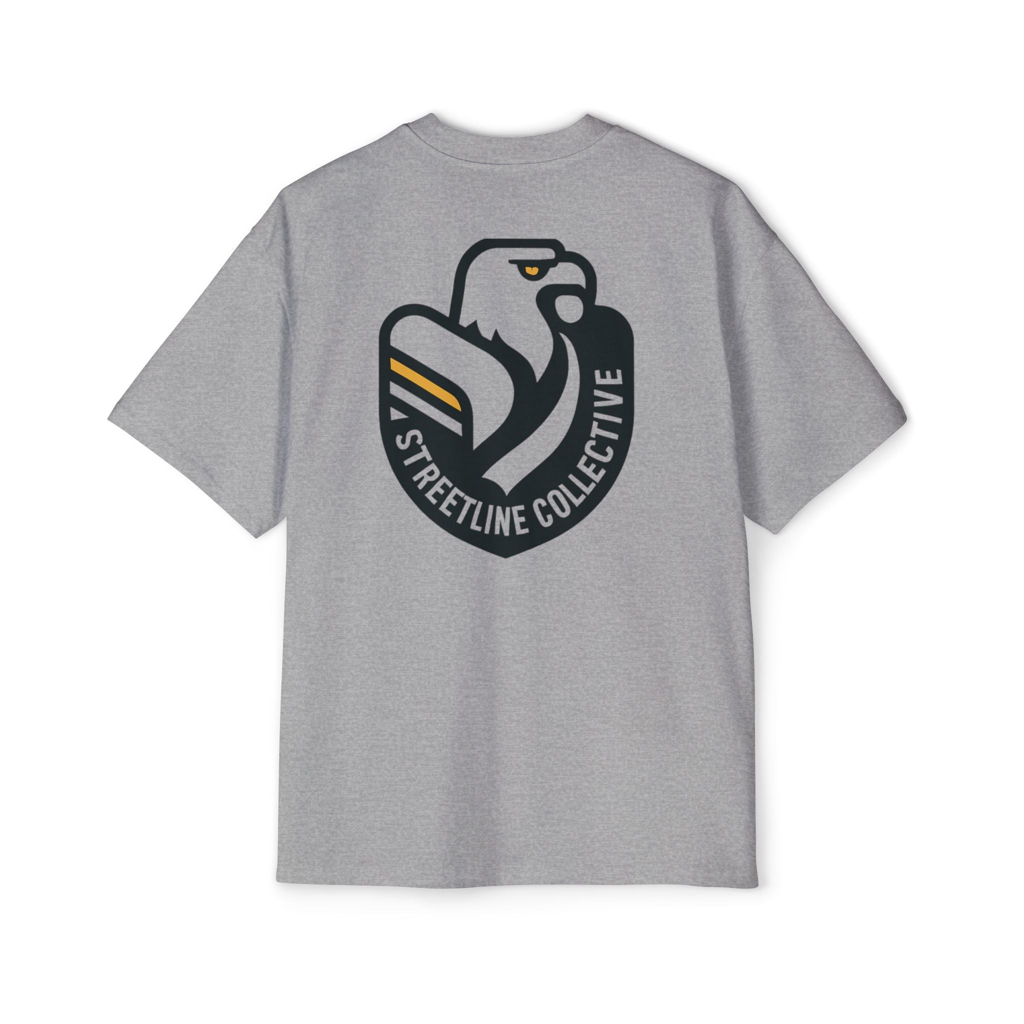 Streetline Collective Eagle Graphic Tee — Oversized Men's Casual T‑Shirt
