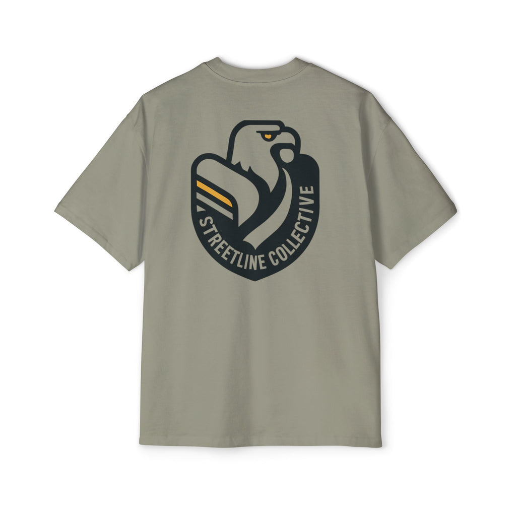 Streetline Collective Eagle Graphic Tee — Oversized Men's Casual T‑Shirt