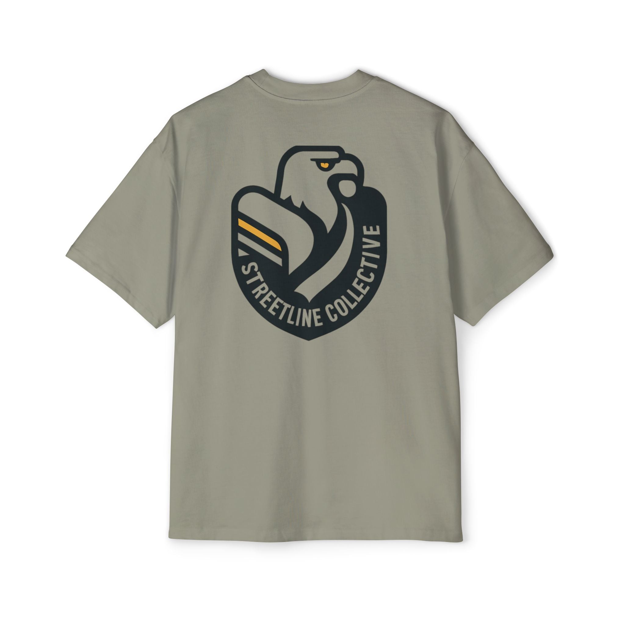Streetline Collective Eagle Graphic Tee — Oversized Men's Casual T‑Shirt