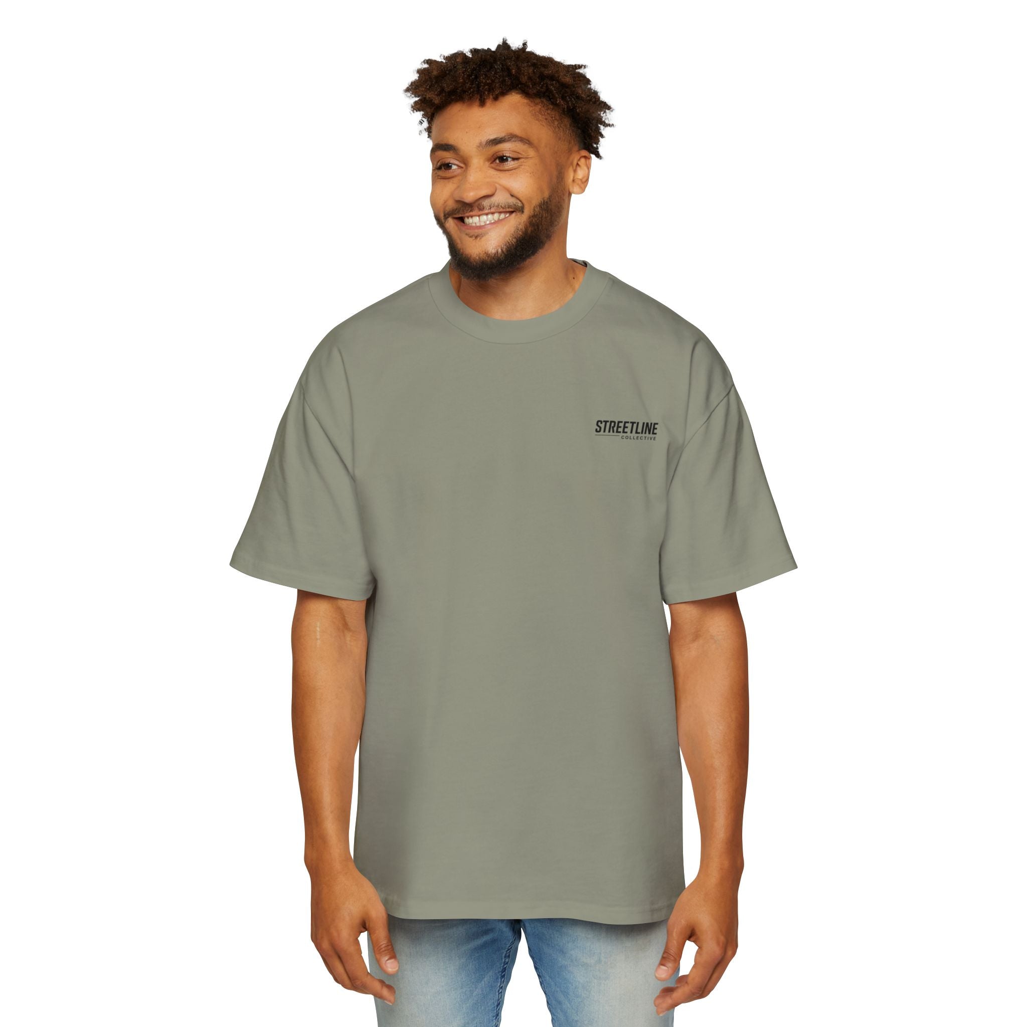 Streetline Collective Eagle Graphic Tee — Oversized Men's Casual T‑Shirt