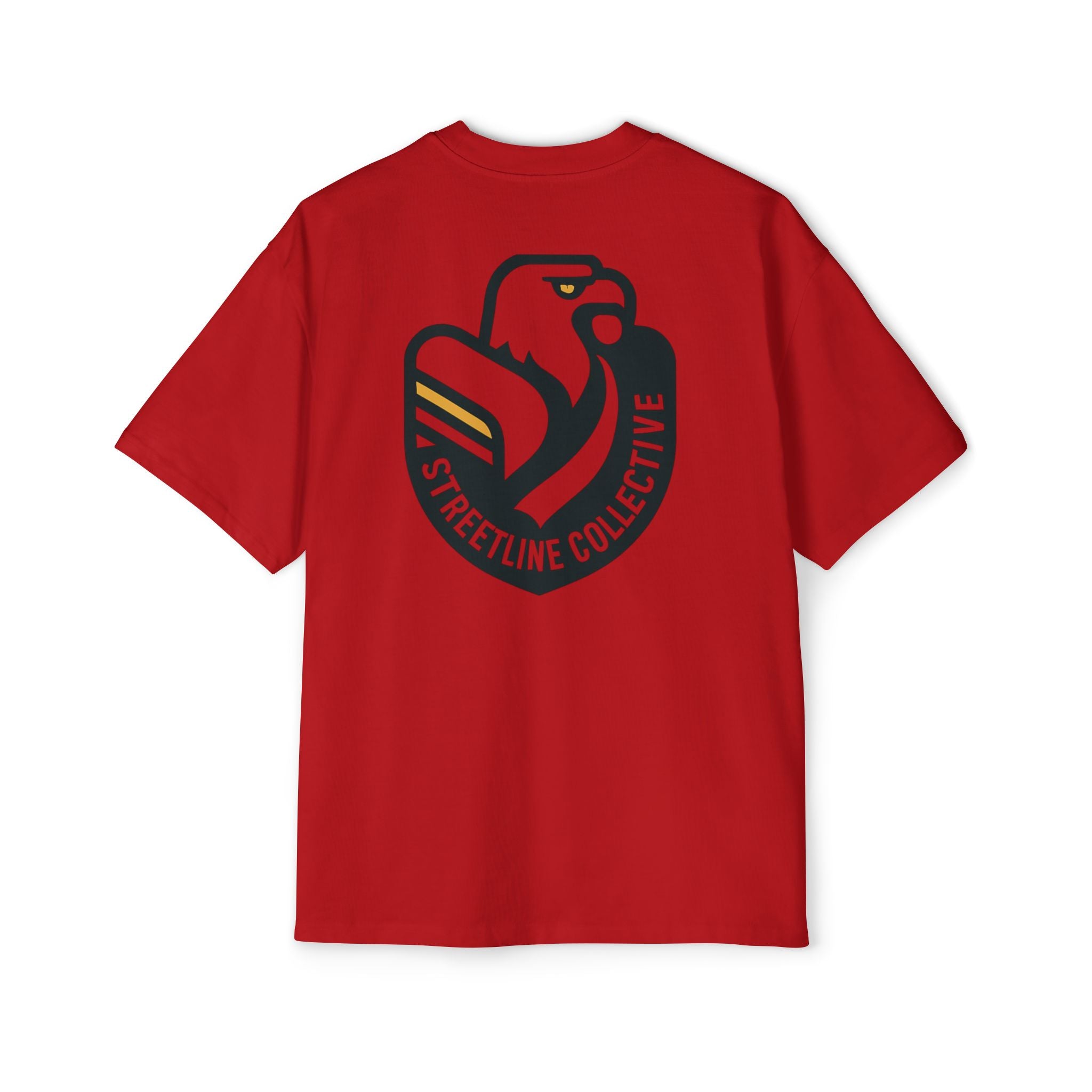 Streetline Collective Eagle Graphic Tee — Oversized Men's Casual T‑Shirt