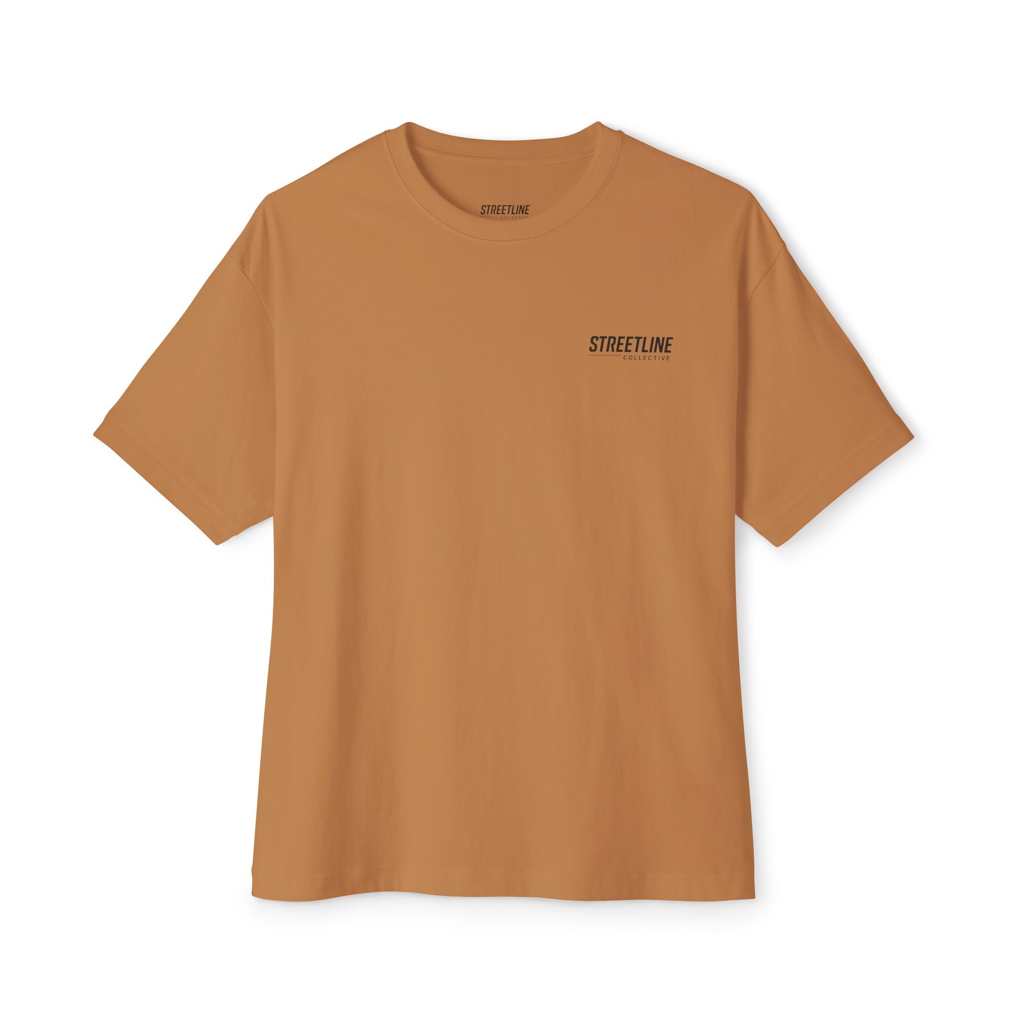 Boxy Tee — Retro Sunset Alley Graphic T-Shirt ("Streetline")