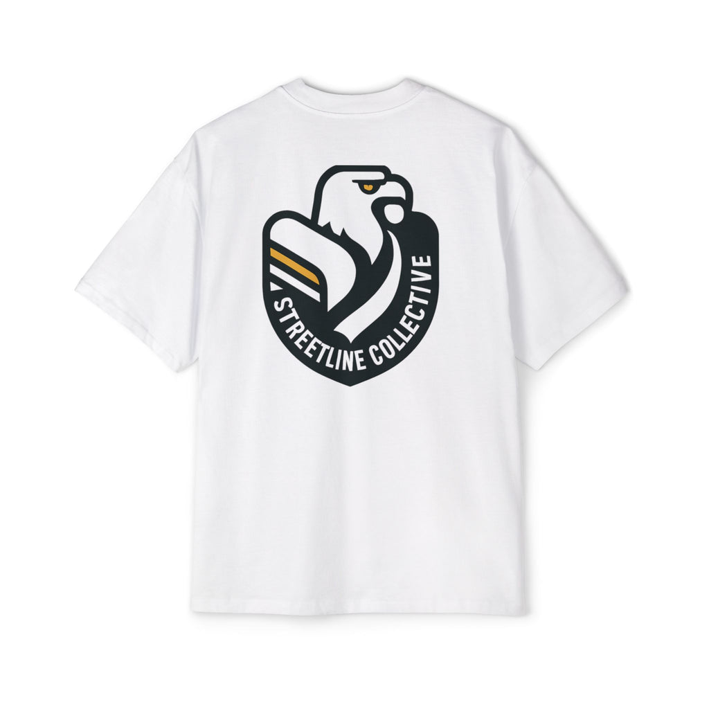 Streetline Collective Eagle Graphic Tee — Oversized Men's Casual T‑Shirt