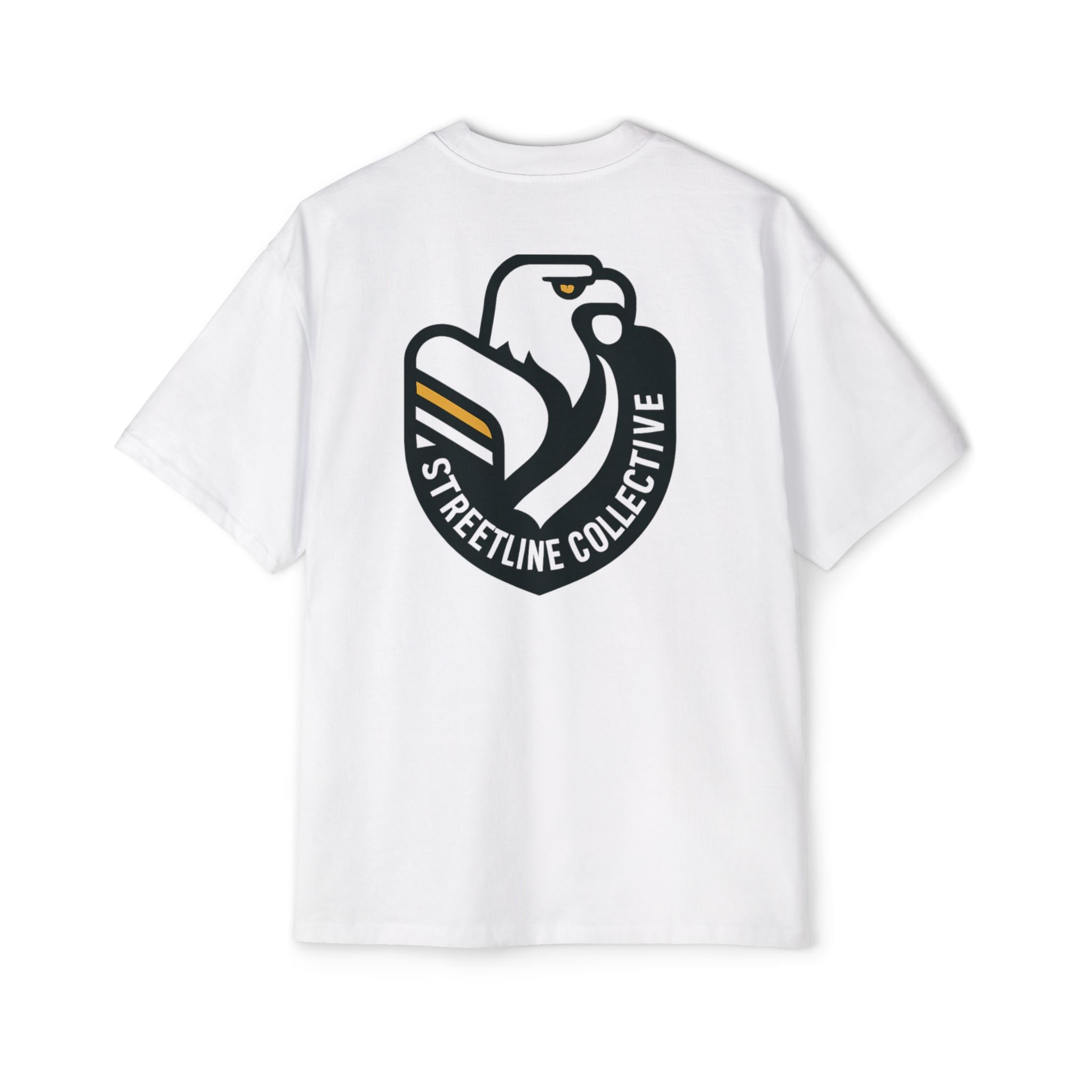 Streetline Collective Eagle Graphic Tee — Oversized Men's Casual T‑Shirt