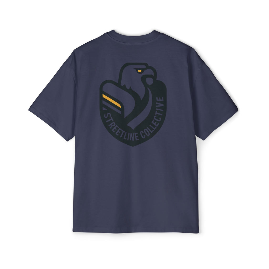 Streetline Collective Eagle Graphic Tee — Oversized Men's Casual T‑Shirt