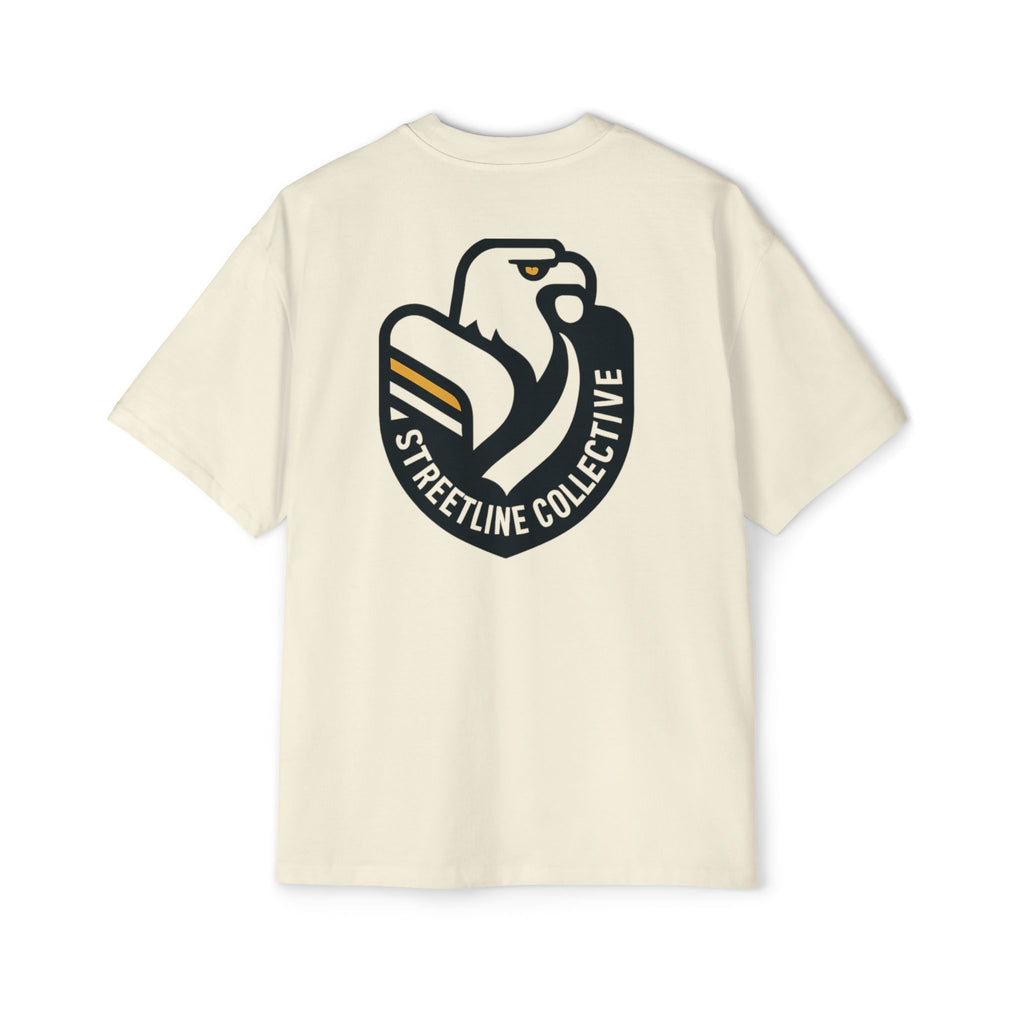 Streetline Collective Eagle Graphic Tee — Oversized Men's Casual T‑Shirt