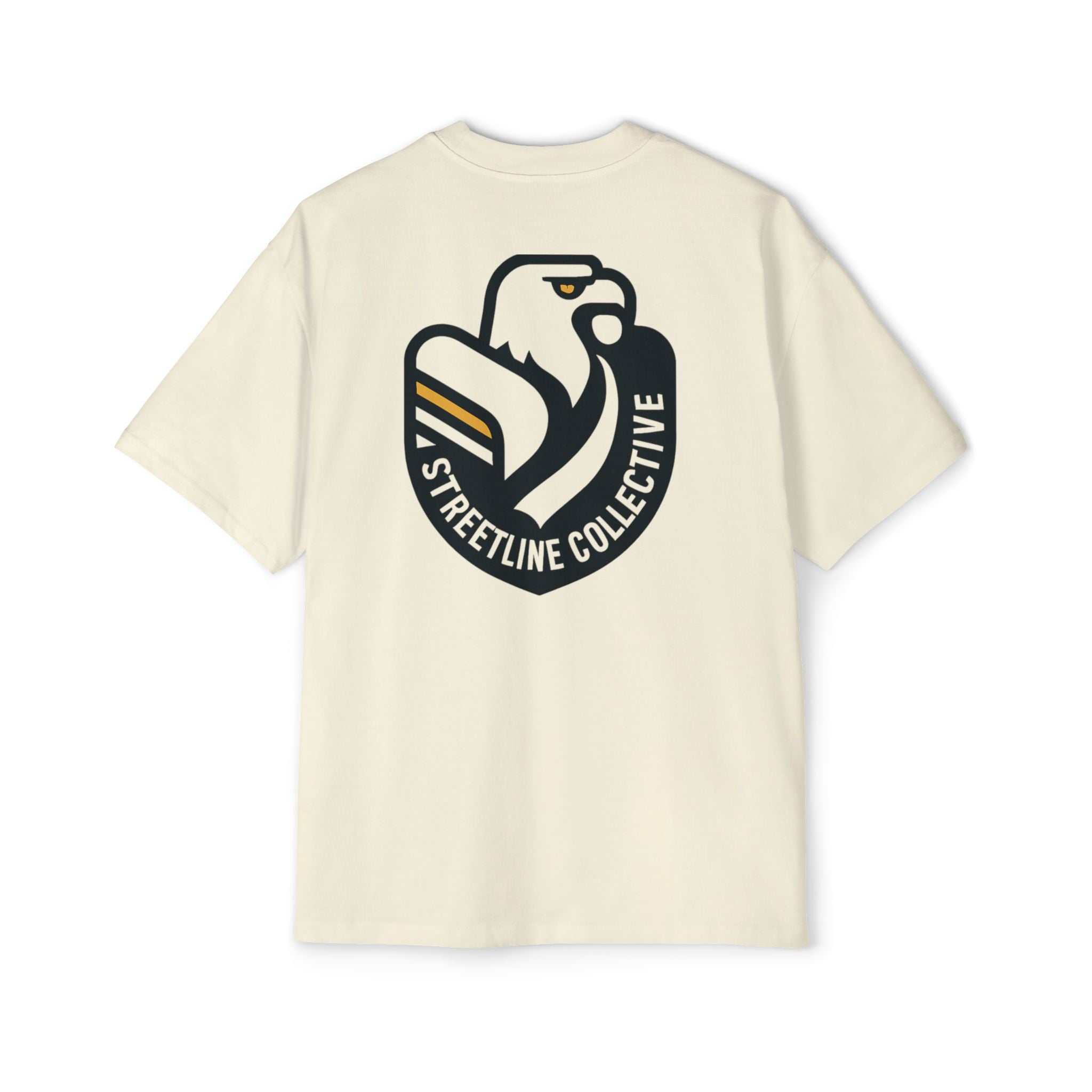 Streetline Collective Eagle Graphic Tee — Oversized Men's Casual T‑Shirt