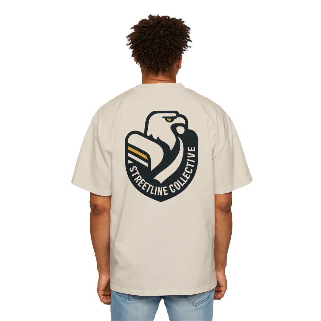 Streetline Collective Eagle Graphic Tee — Oversized Men's Casual T‑Shirt