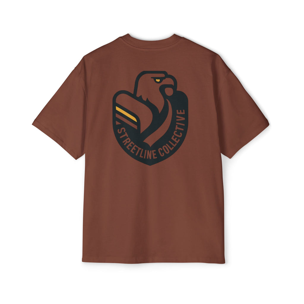 Streetline Collective Eagle Graphic Tee — Oversized Men's Casual T‑Shirt