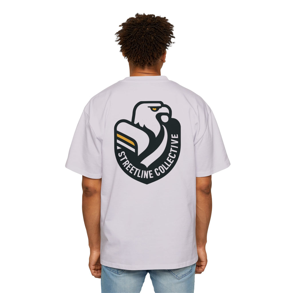 Streetline Collective Eagle Graphic Tee — Oversized Men's Casual T‑Shirt